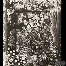 JARDÍN TROPICAL, 1987 - Acrílico de YSANNE GAYET